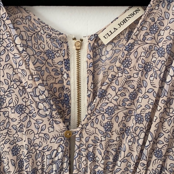 Ulla Johnson Pink Blue Floral Maxi M - Picture 5 of 6
